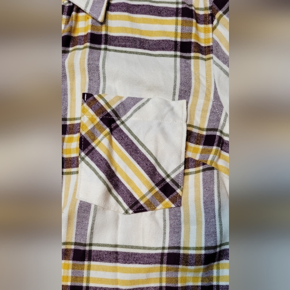 Natural Reflections Long-Sleeve Brushed Flannel Shirt NWOT - Picture 4 of 4